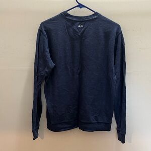 Men's Lite Tan and Navy Crewneck Sweaters